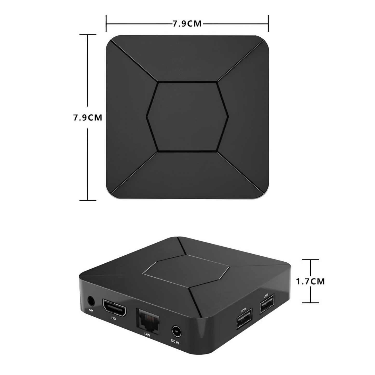 IATV Q5 Smart TV Box Android 10 | 4K HD | WiFi Dual Band | 2G+8G
